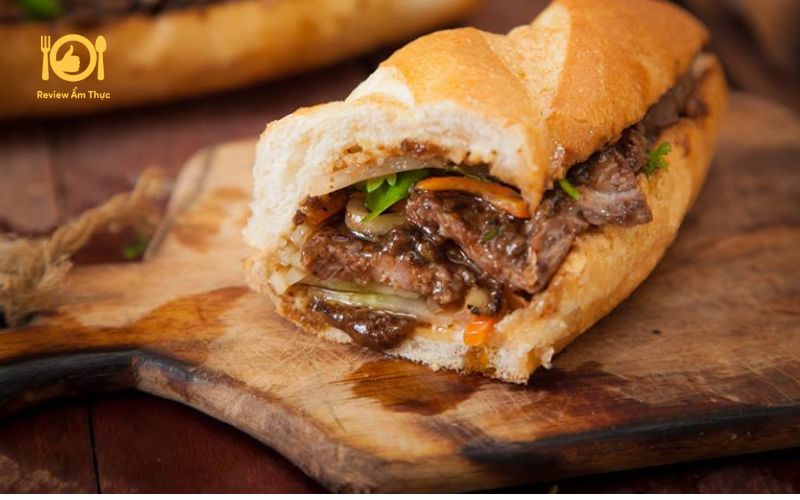 bánh mì bò nướng Bami King 