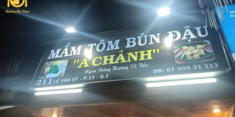 bún đậu A Chảnh