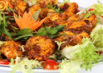 cá tầm nướng muối ớt