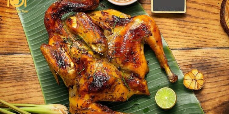 Chia sẻ cách làm gà nướng mật ong da giòn, thịt mềm không bị khô 15 gà nướng mật ong