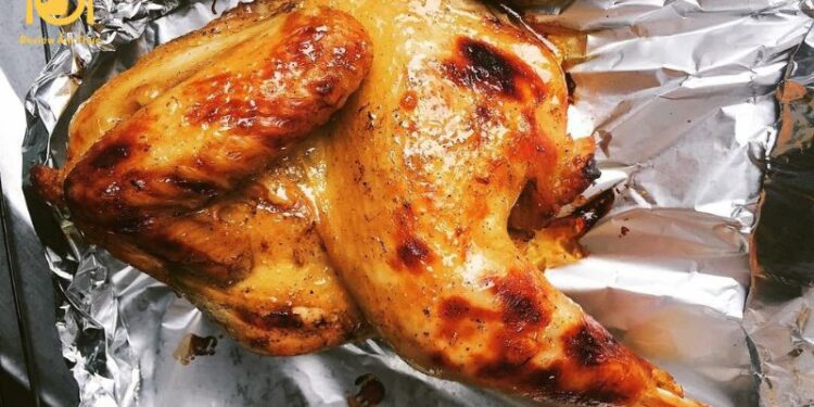 Tự tay làm gà nướng mật ong giấy bạc cho bữa cơm gia đình 6 gà nướng mật ong giấy bạc