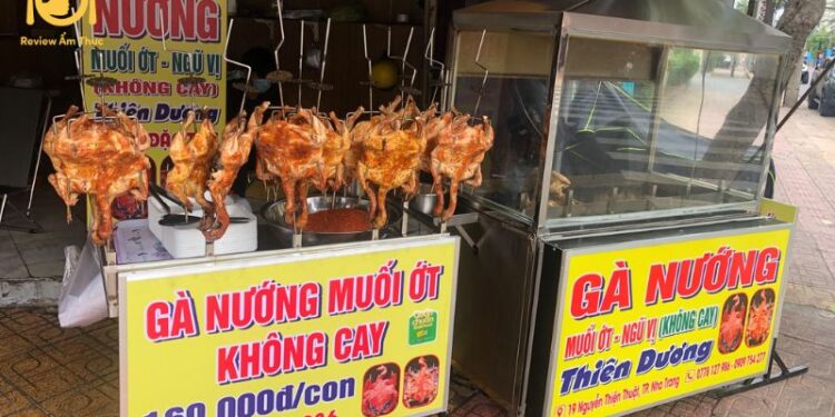 gà nướng muối ớt thiên dương