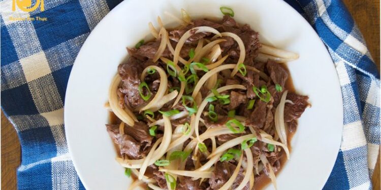 thịt bò xào hành tây