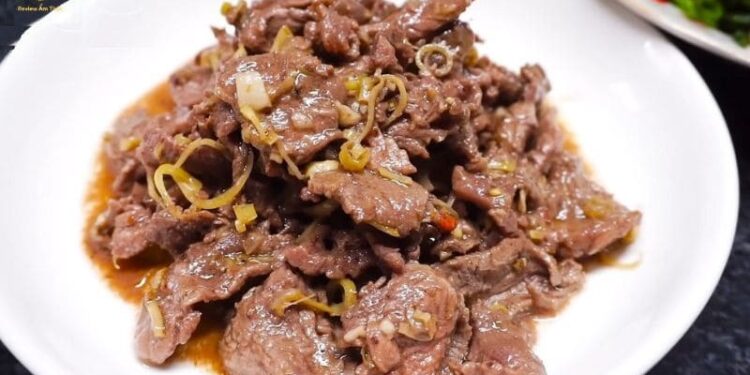 Thịt bò xào sả ớt - Công thức nấu ăn đơn giản ngay tại nhà 6 thịt bò xào sả ớt