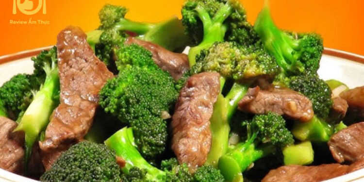 thịt bò xào súp lơ