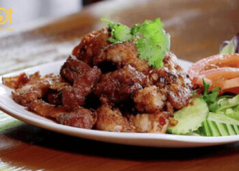 thịt lợn nướng riềng mẻ