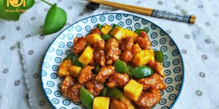 thịt lợn xào chua ngọt