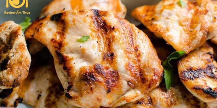 ức gà nướng ngũ vị hương