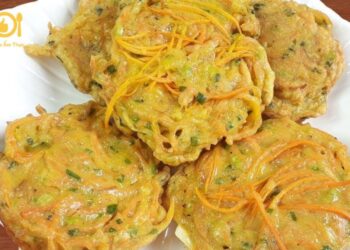 bánh cà rốt chiên