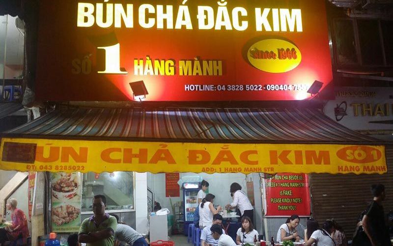 bún chả đắc kim