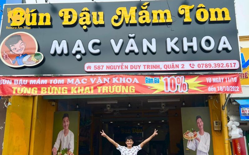 bún đậu mạc văn khoa