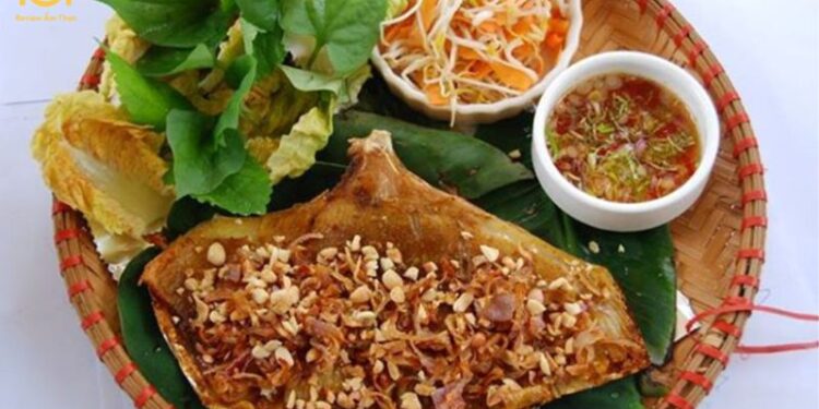 cá đuối nướng