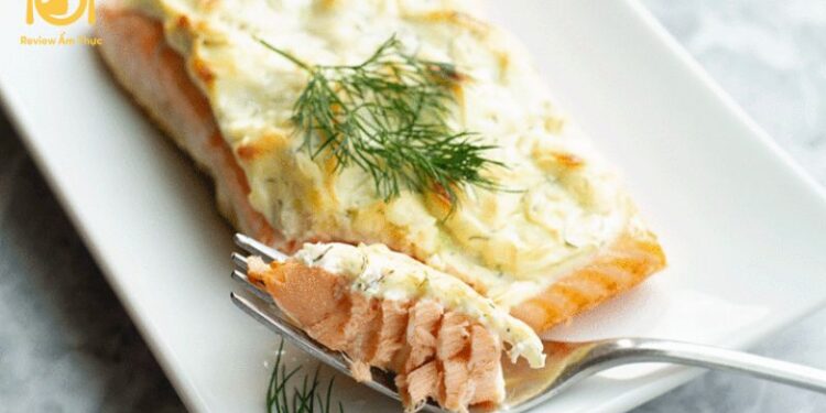 cá hồi nướng phô mai