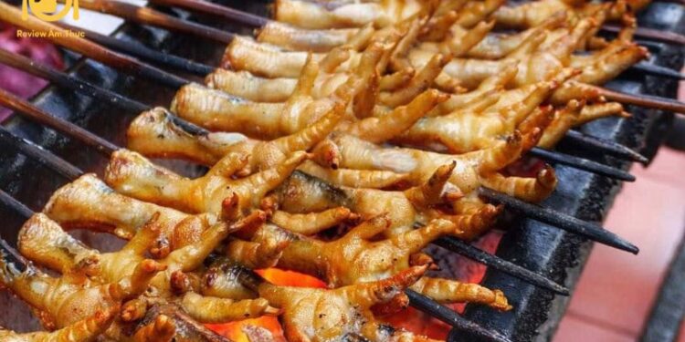 chân gà nướng gò vấp