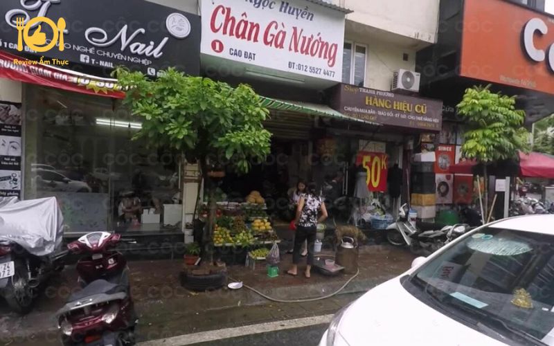 chân gà nướng lê đại hành