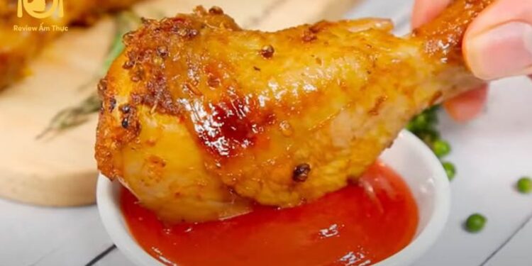 Bí quyết làm đùi gà nướng bơ tỏi thơm ngon, da giòn thịt mềm 8 đùi gà nướng bơ tỏi