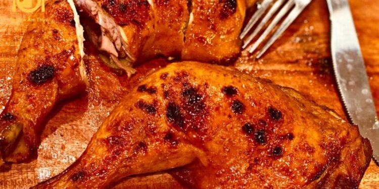 Đùi gà nướng giấy bạc - Món mới cho bữa ăn thêm tròn vị 8 đùi gà nướng giấy bạc