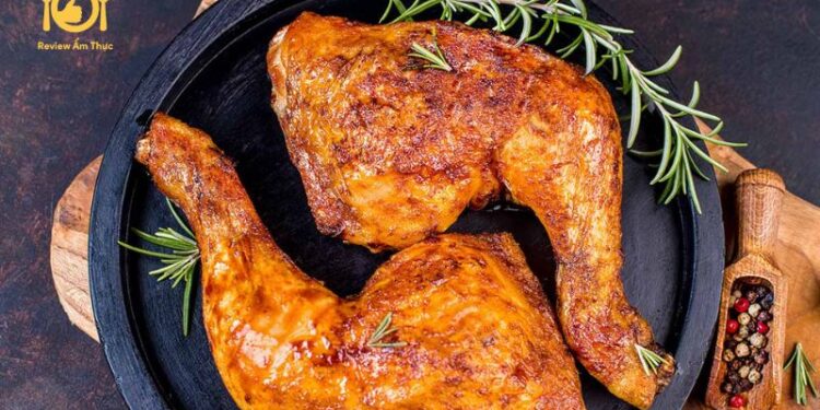 đùi gà nướng ngũ vị hương
