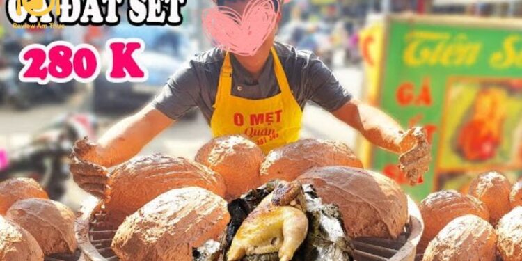 gà nướng đất sét tân kỳ tân quý