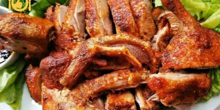 Cách làm gà nướng lá mắc mật bằng nồi chiên không dầu đơn giản