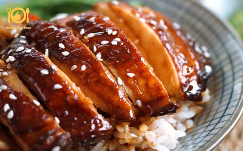 gà nướng teriyaki nồi chiên không dầu