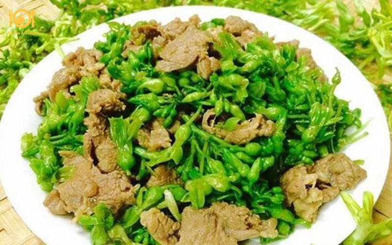 Hoa Thiên Lý Xào Thịt Lợn - Món Ngon Thanh Mát, Dinh Dưỡng Cho Cả Gia Đình