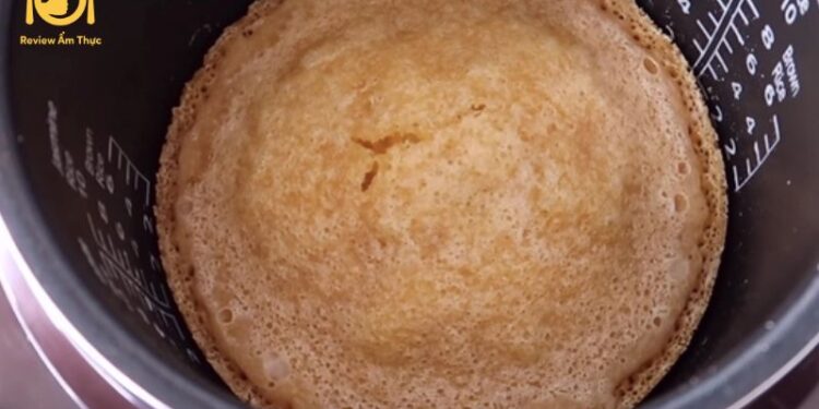 làm bánh bò nướng bằng nồi cơm điện