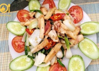 mực một nắng xào