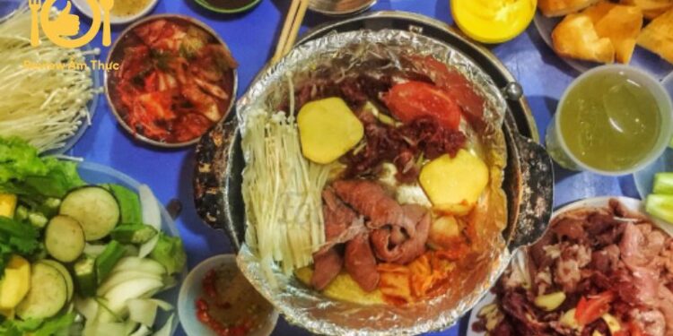 nầm bò nướng thu ngân