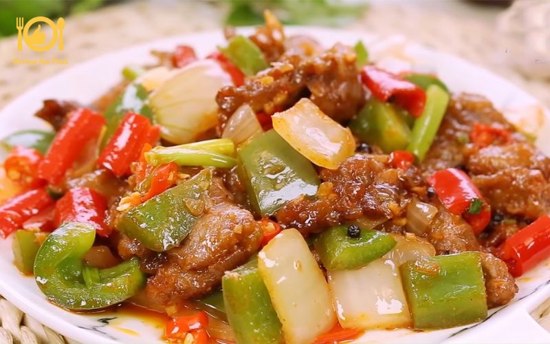 thịt bò xào gì ngon