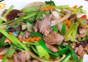 thịt bò xào gì ngon