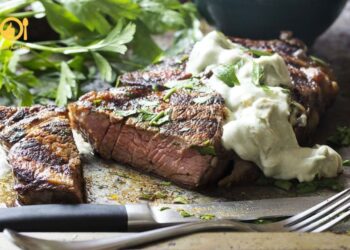 bò nướng tảng sốt phô mai