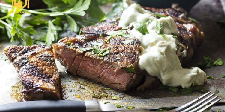 Cách làm bò nướng tảng sốt phô mai thơm ngon béo ngậy tại nhà 10 bò nướng tảng sốt phô mai