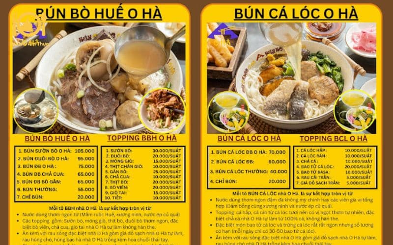 bún bò huế o hà