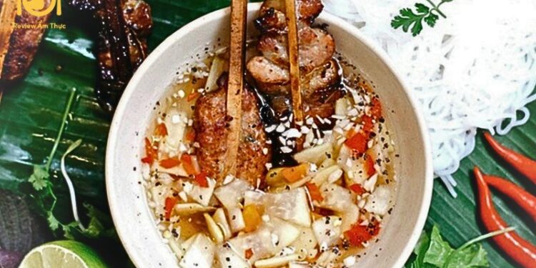 Review bún chả Ánh Hồng - Quán bún chả ngon nhất Sài Gòn 6 Bún chả Ánh Hồng