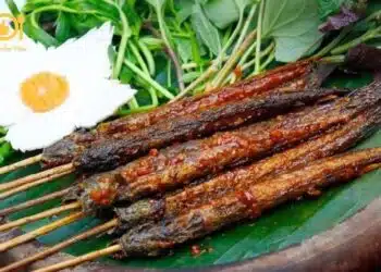 cá kèo nướng