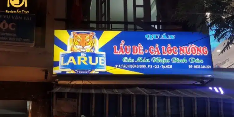 cá lóc nướng rạch bùng binh