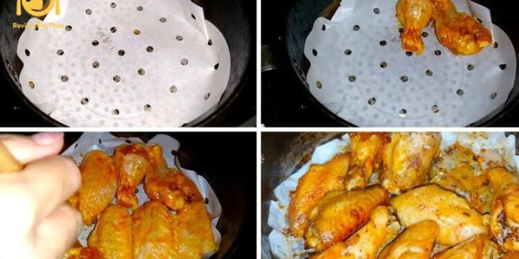 Bí quyết làm cánh gà nướng muối ớt bằng nồi chiên không dầu 7 cánh gà nướng muối ớt bằng nồi chiên không dầu