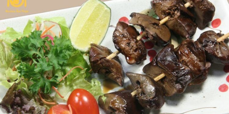 Cách làm gan gà nướng mềm béo, hấp dẫn cho mọi bữa ăn gia đình 6 gan gà nướng