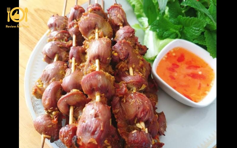 mề gà nướng nồi chiên không dầu