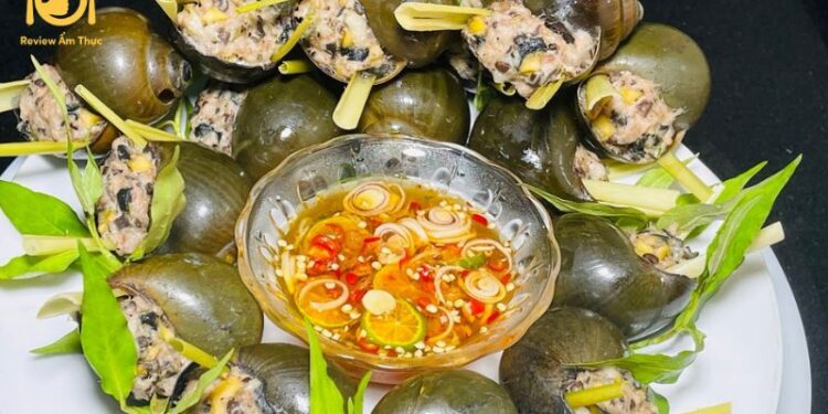 Ốc nhồi nướng muối ớt - Món ăn vặt khoái khẩu cho mọi lứa tuổi 5 ốc nhồi nướng muối ớt