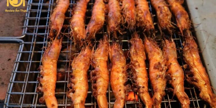 tôm nướng sa tế