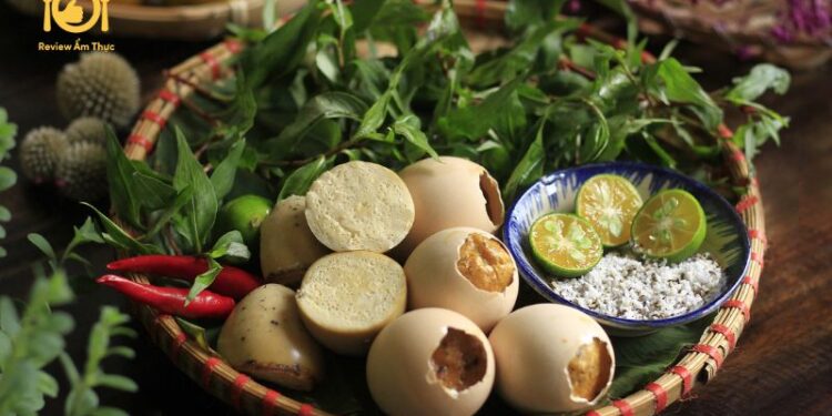 trứng gà nướng hà nội