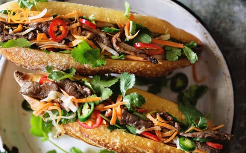 bánh mì bò nướng phô mai