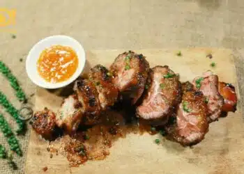 bắp bò nướng