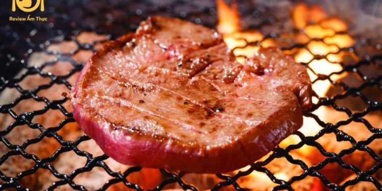 lưỡi bò nướng kiểu nhật