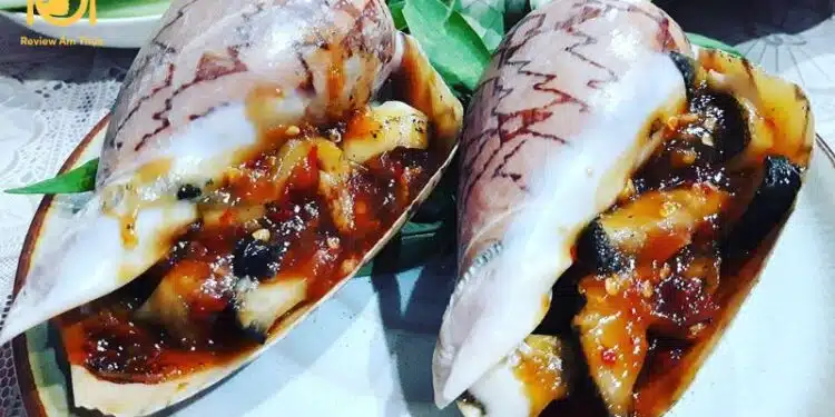 ốc giác nướng muối ớt