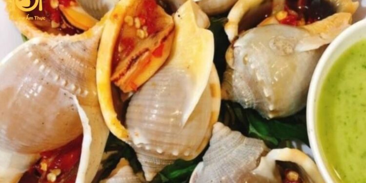 ốc tỏi nướng nước mắm