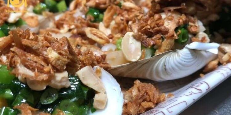 ốc vòi voi nướng mỡ hành