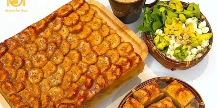 bánh chuối nướng cốt dừa